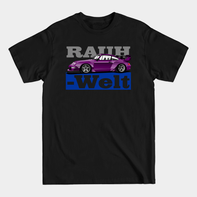 Discover Rauh Welt Begriff Purple - Art - T-Shirt