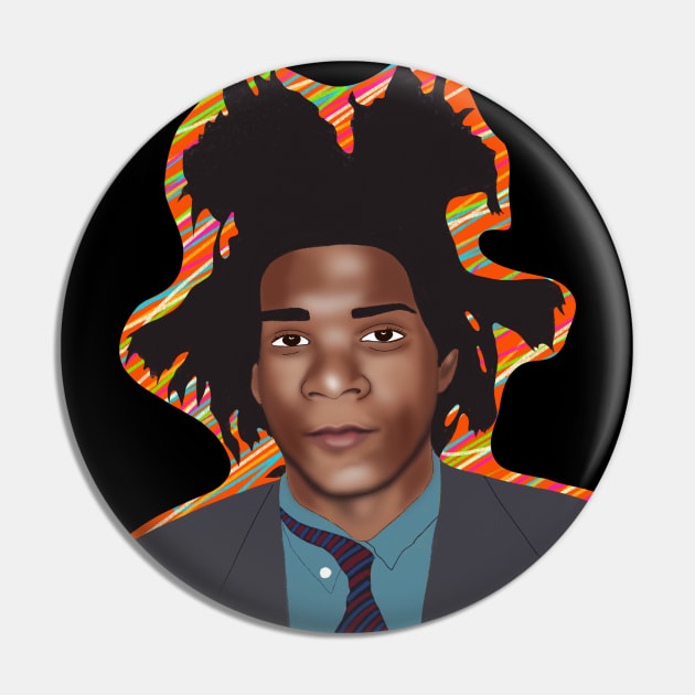 Basquiat Pin by Pinky's Studio 