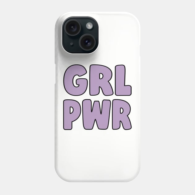 GRL PWR Phone Case by colorsplash