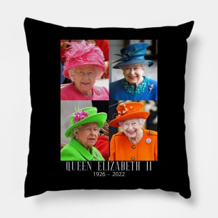 Rip Queen Elizabeth II God Bless the beautiful Queen 1926-2022 Pillow