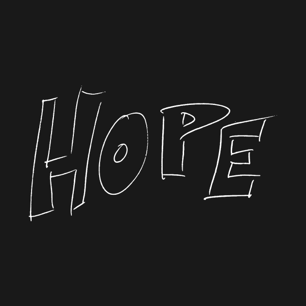 Hope - Richard Speight Jr. Handwriting - white font by MeowOrNever