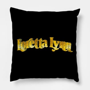 Amazing loretta lynn Pillow