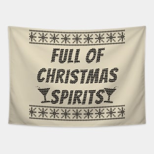 Full Of Christmas Spirits Tapestry