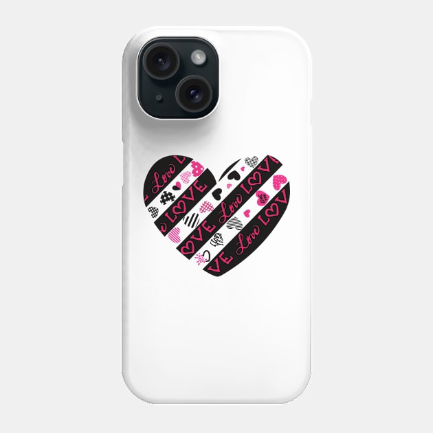 valentines day by chakibium Phone Case by chakibium