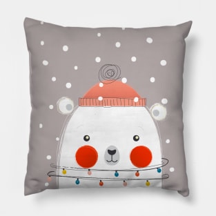 Cute Polar Bear Pillow