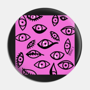 Pink Eye Pin