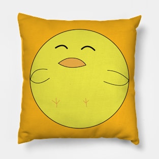 Round Happy Chick Pillow