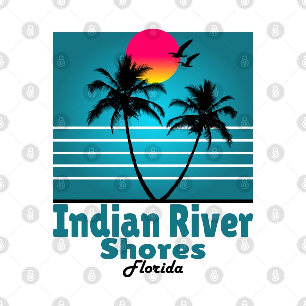 Indian River Shores Florida Souvenir T-Shirt by SunsetParadise