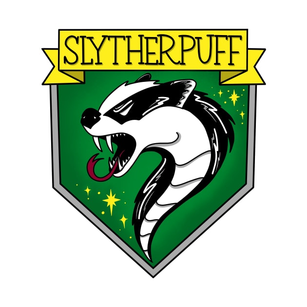 Slytherpuff Crest by Thenerdlady