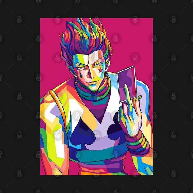 anime hisoka wpap by Banten vector