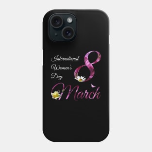 International Women's Day - Cute Floral March 8th 2023 Phone Case