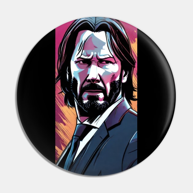 John Wick Comic book style_013 Pin by Buff Geeks Art