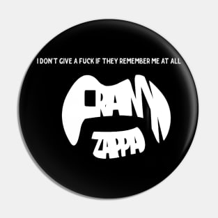 FRANK ZAPPA Pin