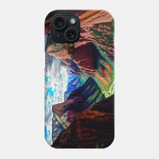 Mosaic Zion National Park Landscape | Angel's Landing | Utah Phone Case