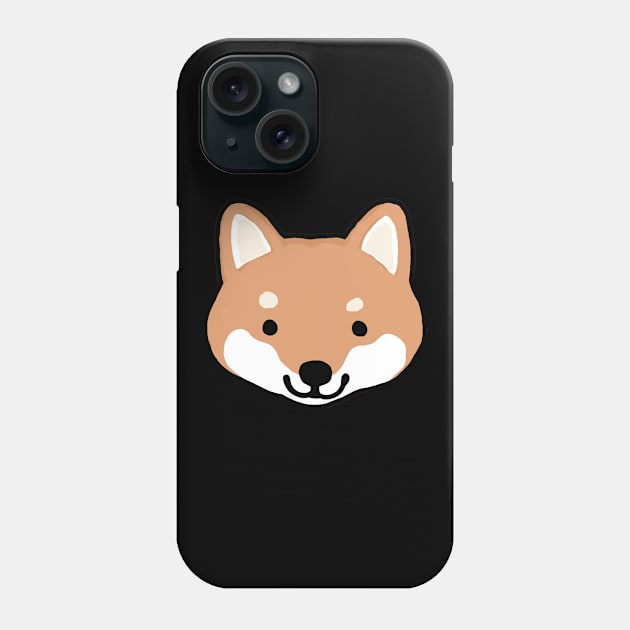 Cute Shiba Inu Cartoon Dog Phone Case by Coffee Squirrel