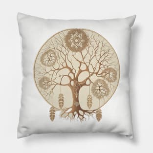 Dream Catcher Tree - Designs for a Green Future Pillow