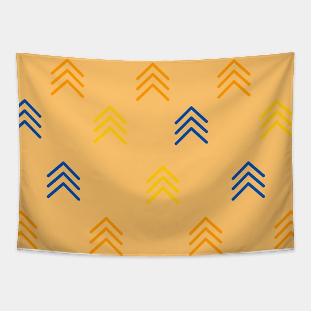 Abstract arrow pastel pattern Tapestry by Word and Saying