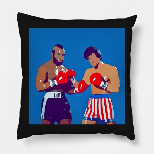 Boxing Duo Pillow by Playful Creatives