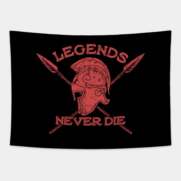 Spartan Legends Tapestry by marieltoigo