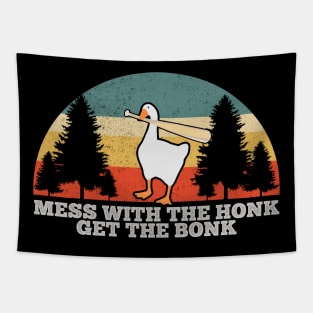 Mess with the Honk Vintage Tapestry