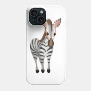 Cute Mountain Zebra Drawing Phone Case