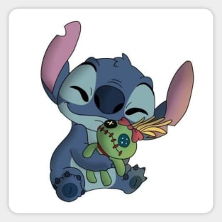 Stitch Confused Sticker for Sale by ss52