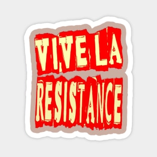 Vive La Resistance Logo Magnet