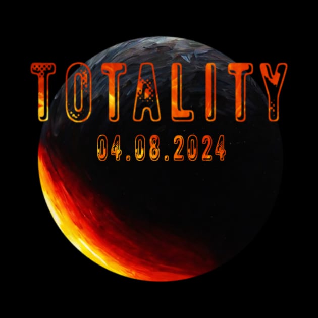 Totality Total Eclipse 04.08.2024 by Little Duck Designs