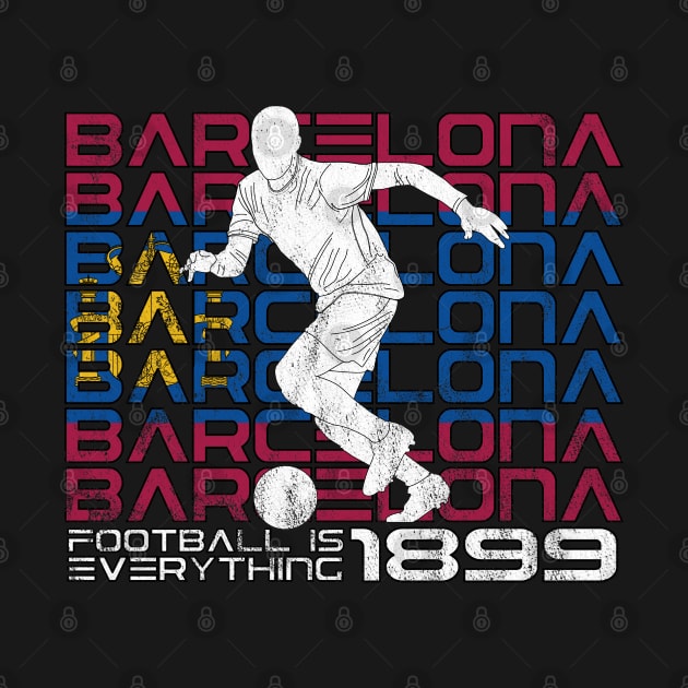 Football Is Everything - FC Barcelona Attack Retro by FOOTBALL IS EVERYTHING