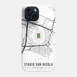 Stadio San Nicola Map Design Phone Case