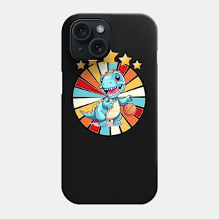 basketball dino - hoops glory Phone Case