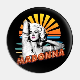 Madonna // Sunset 80s Retro Pin