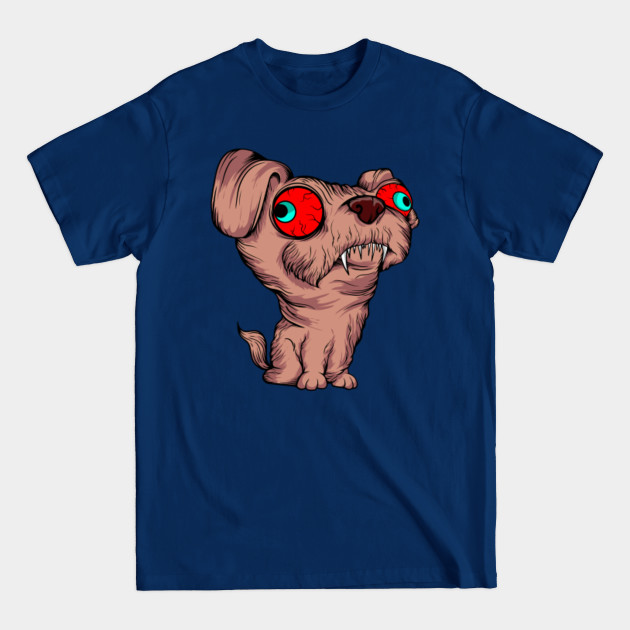 Disover Funny and Scary Dog Cartoon 21 - Dog - T-Shirt