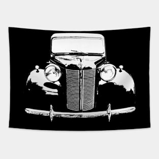 Austin Ten 1940s British classic car monoblock white Tapestry