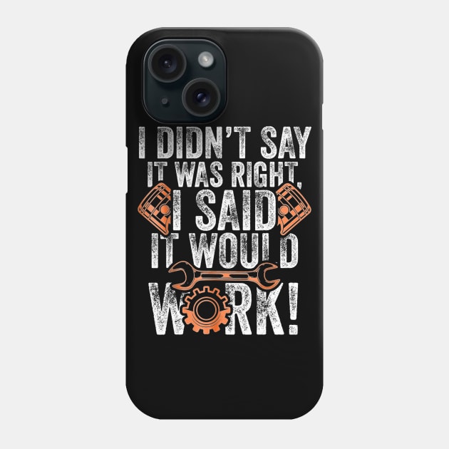 Diesel Mechanic For Men With Saying Gift for Mechanics Phone Case by jordanfaulkner02