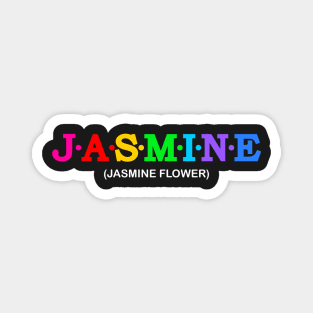 Jasmine  - Jasmine flower. Magnet