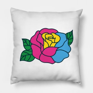 pansexual flower Pillow