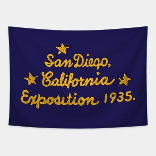 San Diego California Exposition 1935 Tapestry