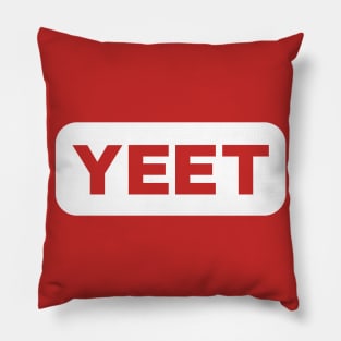 YEET (white) Pillow