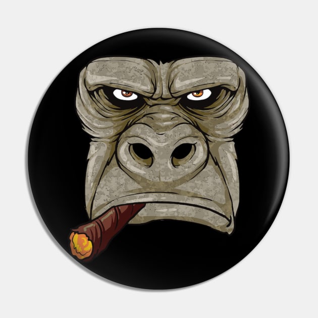 Grumpy Gorilla Pin by PccStore