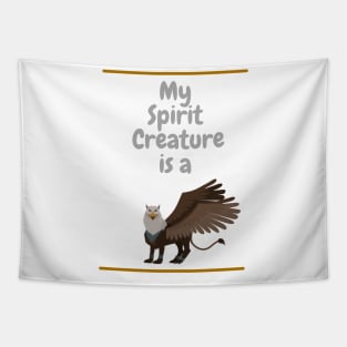 My Spirit Creature is a Griffin Tapestry