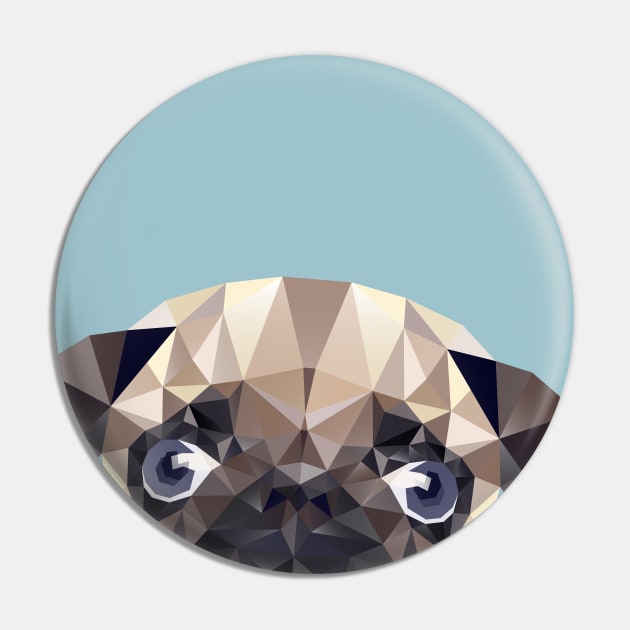 Pug Diamonds Pin by XOOXOO