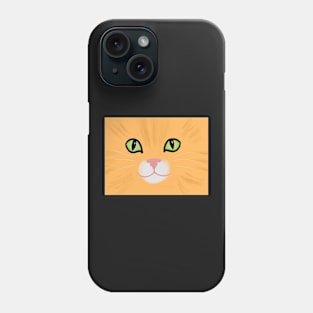 Orange Kitty Mask Phone Case