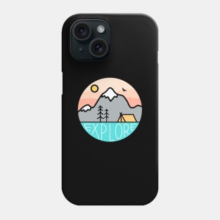 Explore landscape Phone Case