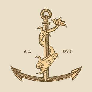 Aldus Manutius Printer Mark T-Shirt