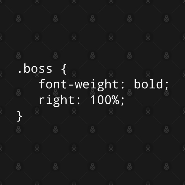 Boss CSS by cuteandgeeky