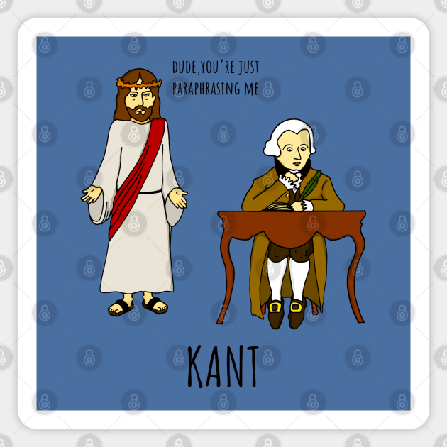 Immanuel Kant Kant Sticker Teepublic Immanuel Kant Kant Sticker Teepublic