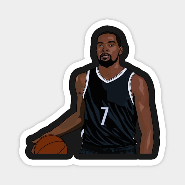 Kevin Durant- Brooklyn Nets Magnet by ActualFactual