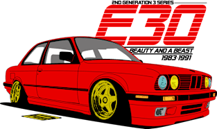 E30 Beauty & Beast Magnet