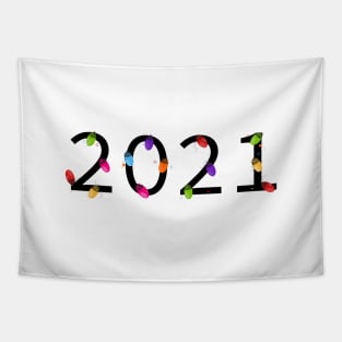 2021 text light bulb Tapestry